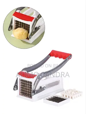 Stainless Steel Potato Chipper - Heavy-Duty Potato Cutter.