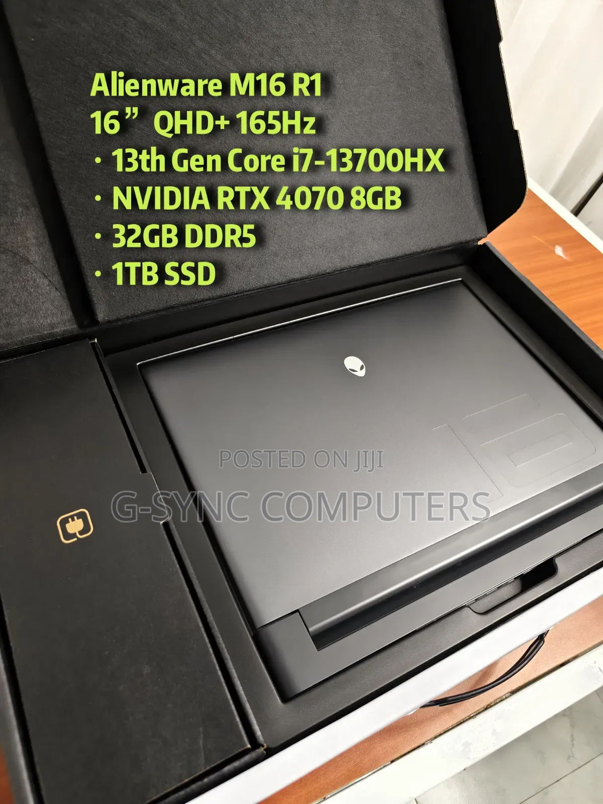 Laptop Alienware M16 R1 32GB Intel Core i7 SSD 1T