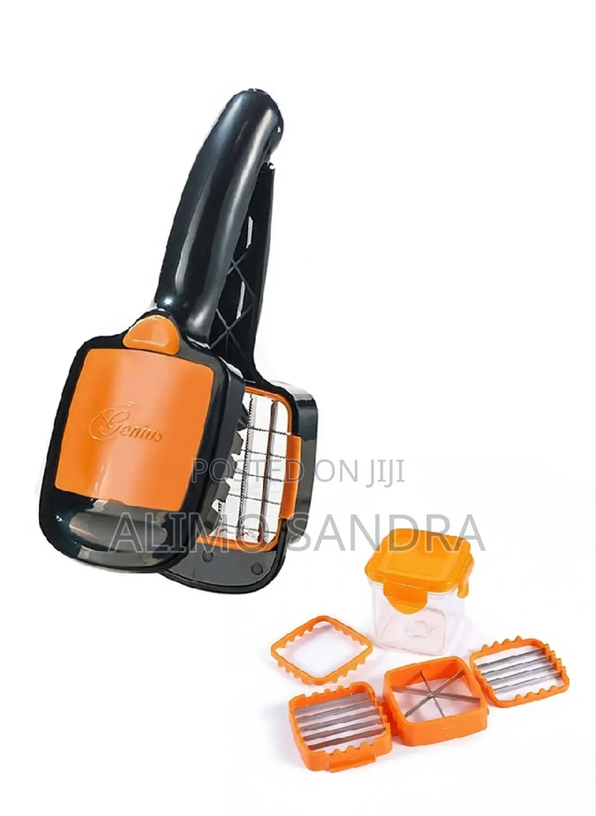 5-in-1 Multi-Function Vegetable Slicer Food Chopper With Stainless