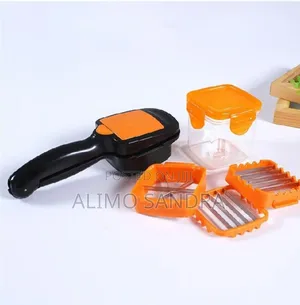 5-in-1 Multi-Function Vegetable Slicer Food Chopper With Stainless