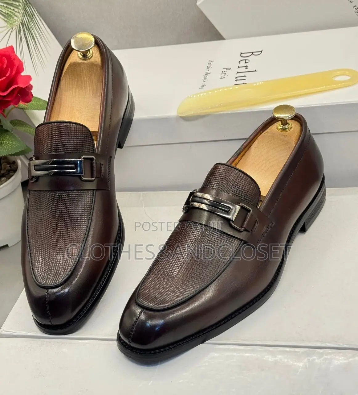 Dark Brown Berluti Paris Bottier