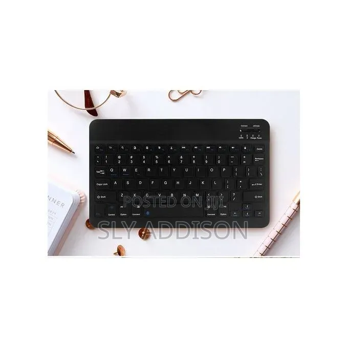 7 Inch Wireless Bluetooth Keyboard for Phone and Tablet
