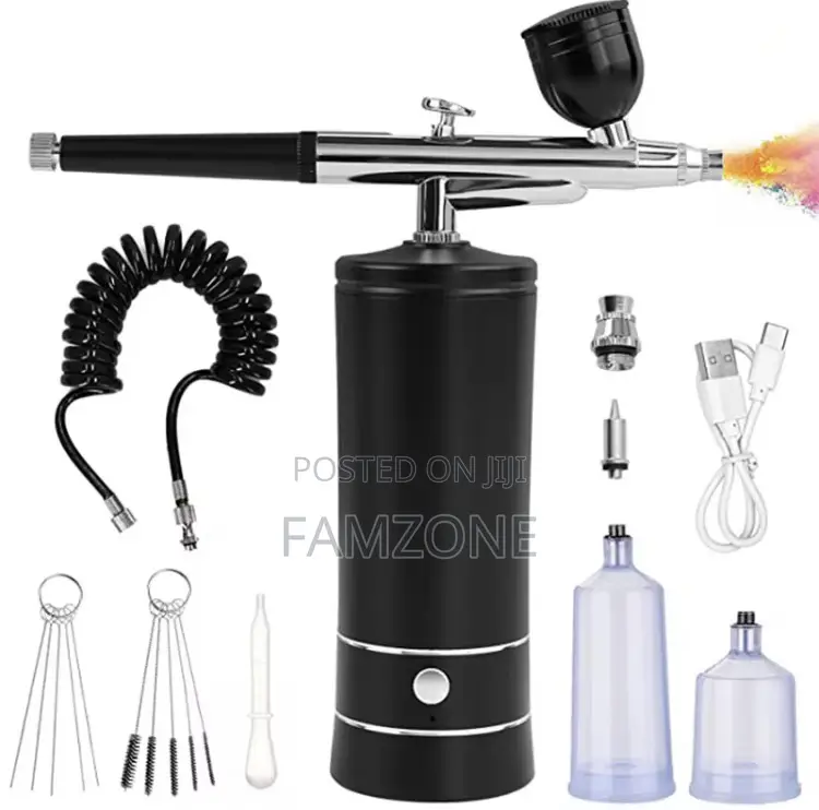 Airbrush Kit With Portable Compressor