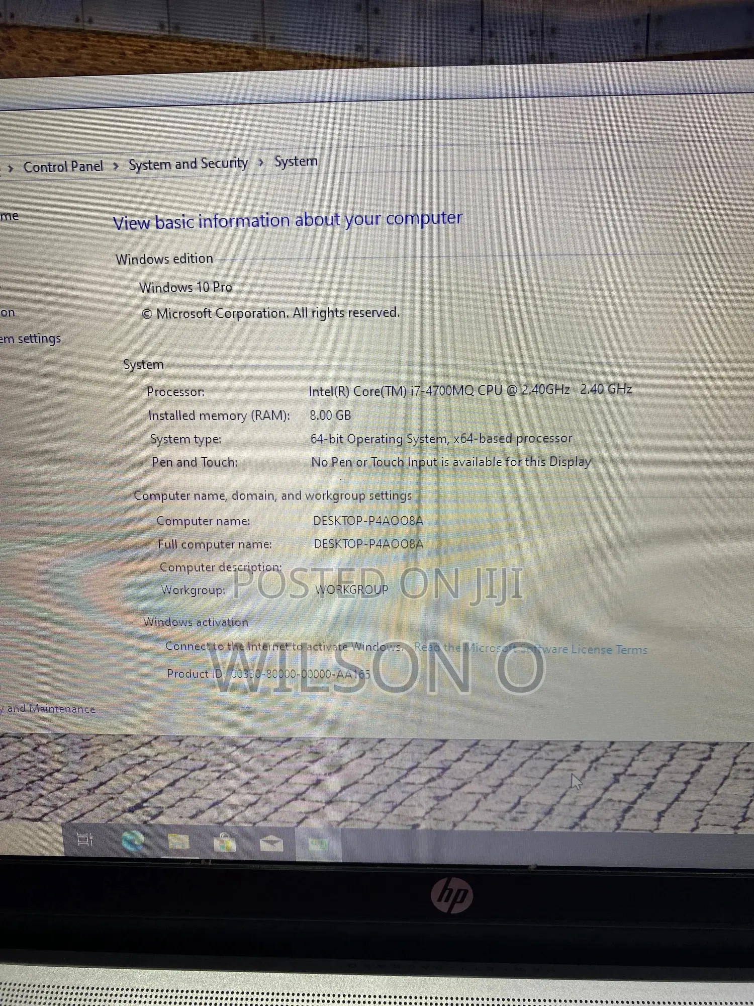 Laptop HP Envy 17 8GB Intel Core i7 HDD 500GB