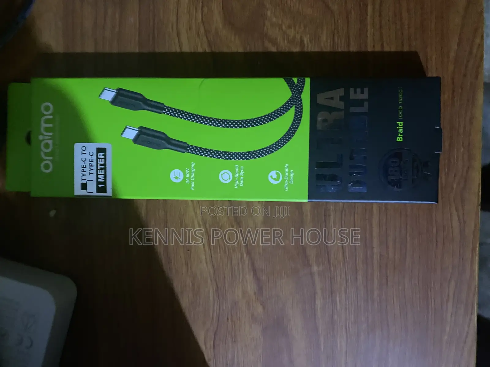 Oraimo Braid 60w Type-C to Type-C Cable 