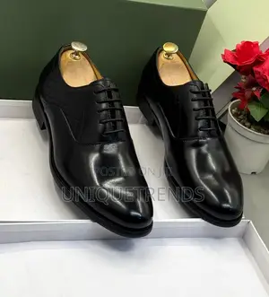 Executive Pierre Cardin Quilted Leather Oxford Shoes