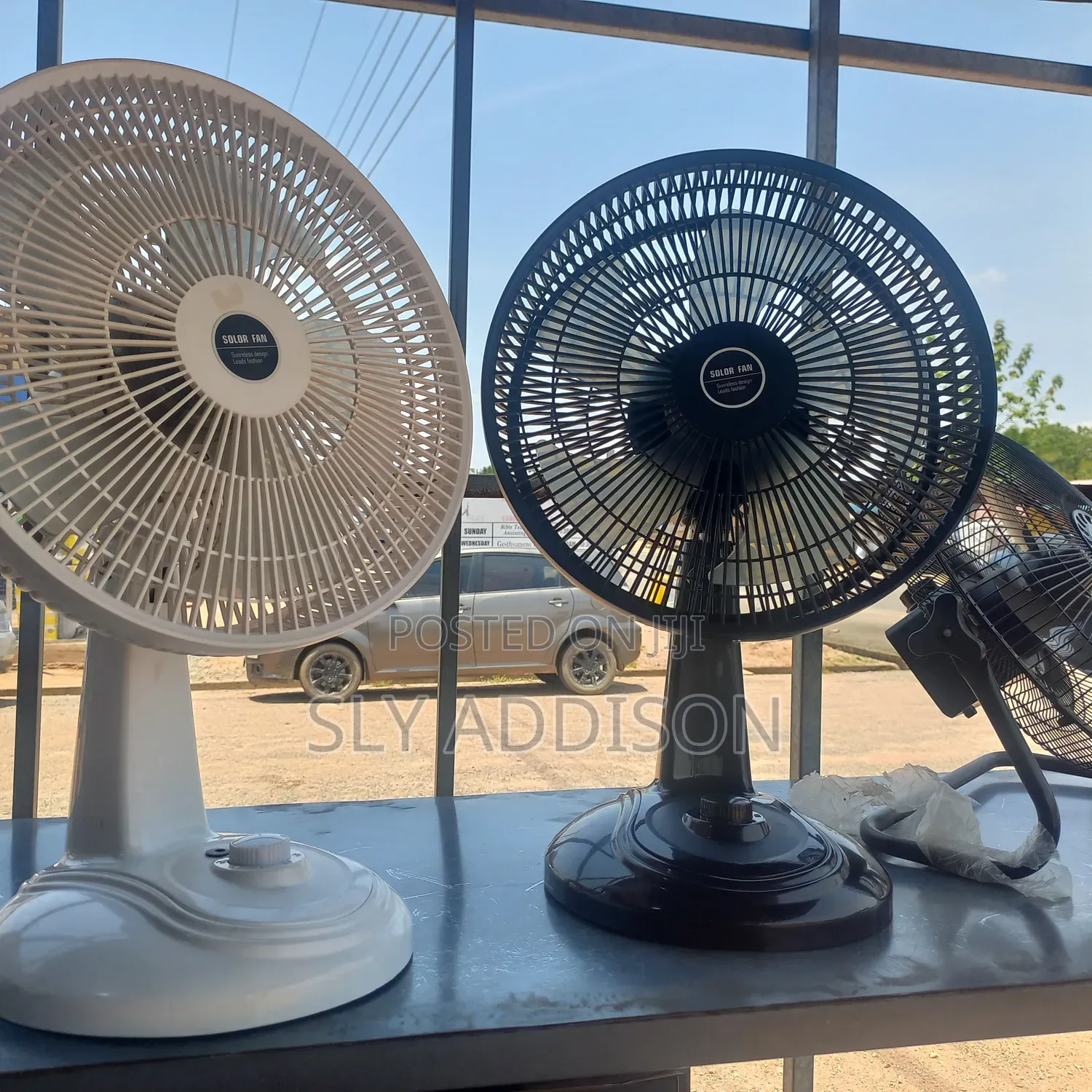 2 in 1 Table Top Solar Fans