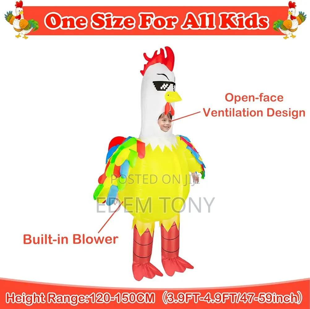 Inflatable Chicken Costume for Kids