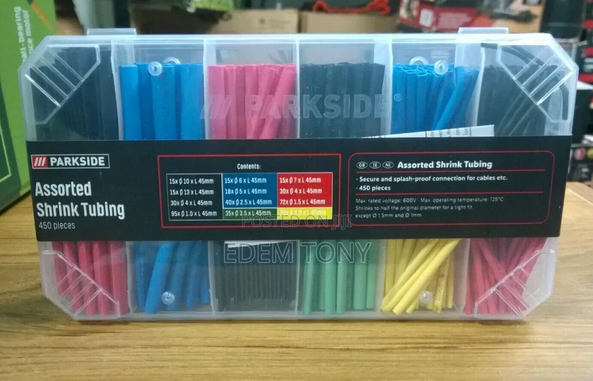 Parkside 450-Piece Heat-Shrink Tubing Set