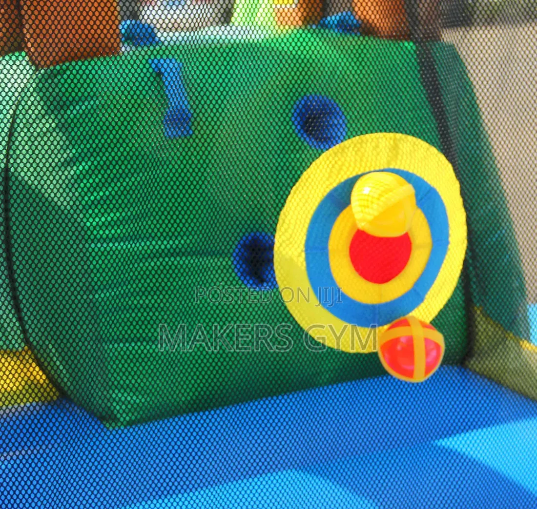 Slides Inflatable Jungle Bounce Castle With Blower Pump
