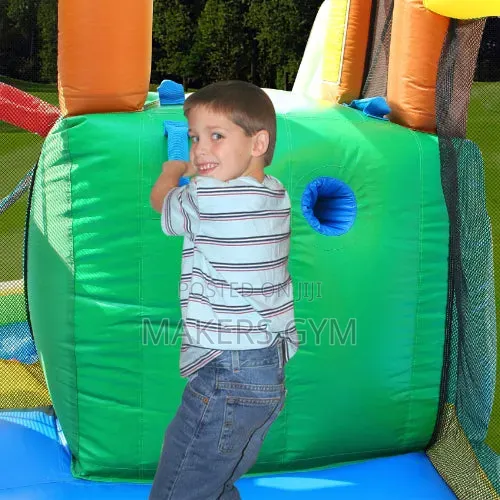 Slides Inflatable Jungle Bounce Castle With Blower Pump