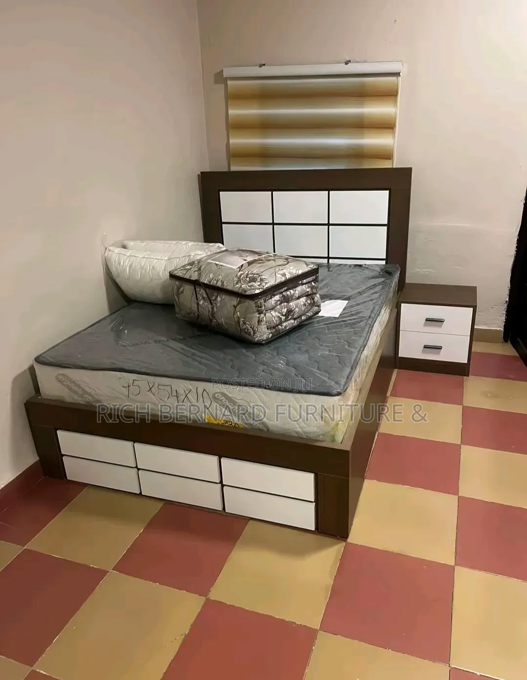 Foreign Laminated Double Bed
