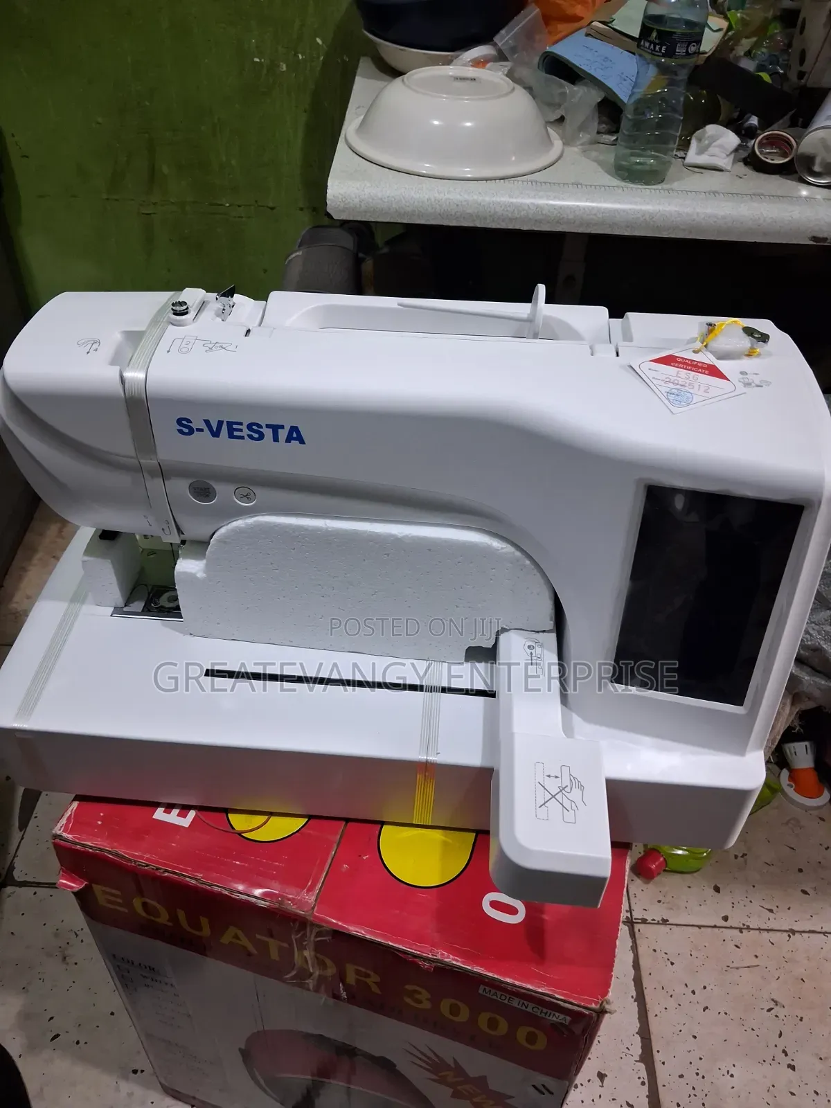 Brandnew Vesta Embroidery Sewing Machine