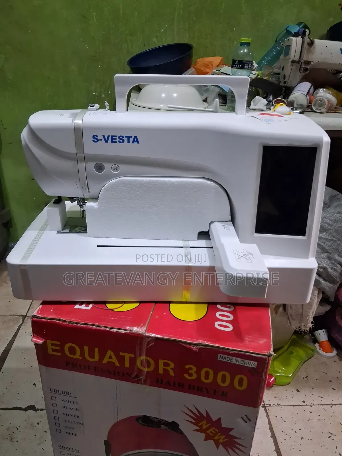 Brandnew Vesta Embroidery Sewing Machine