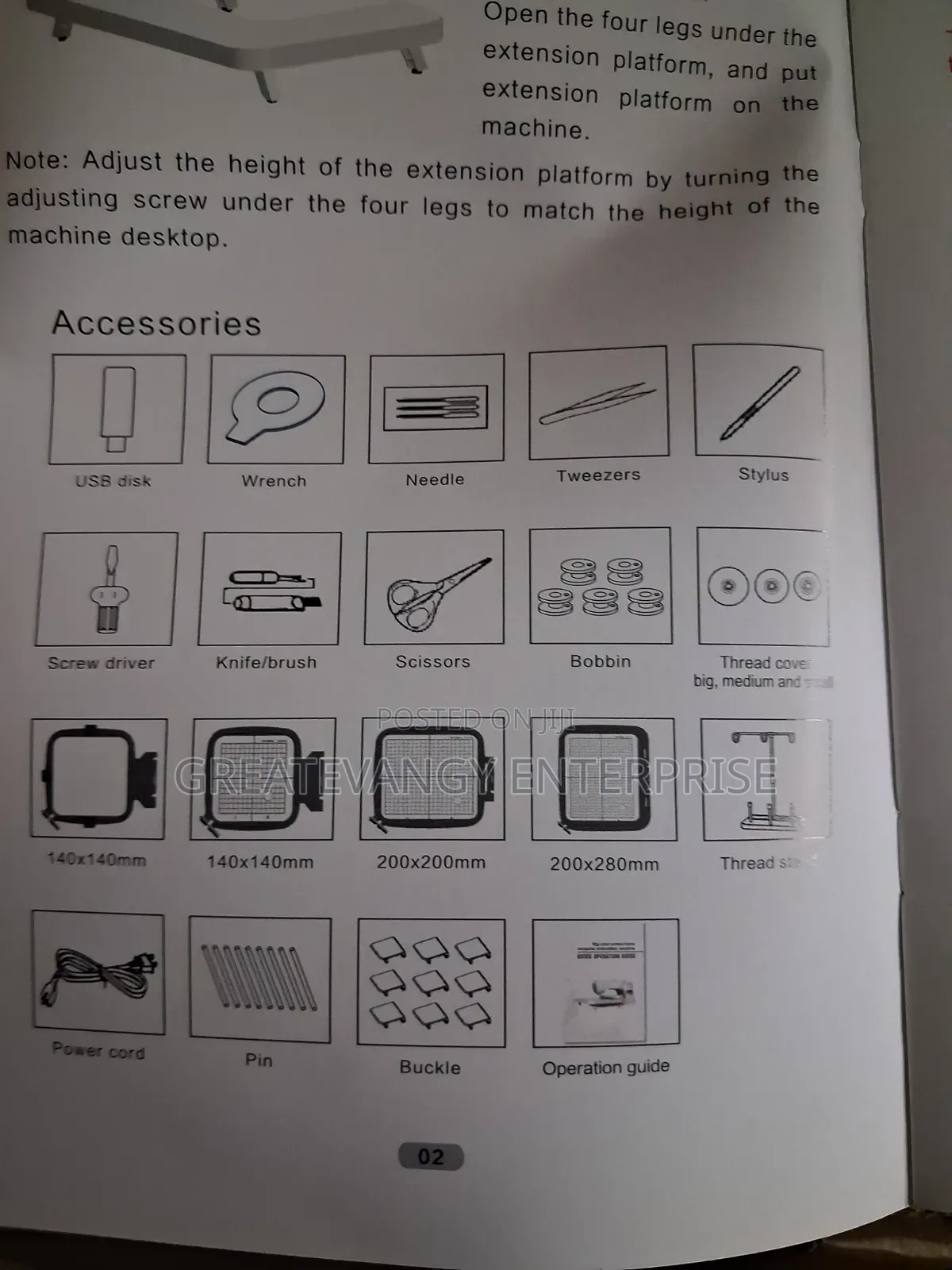 Brandnew Vesta Embroidery Sewing Machine