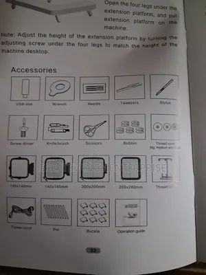 Brandnew Vesta Embroidery Sewing Machine