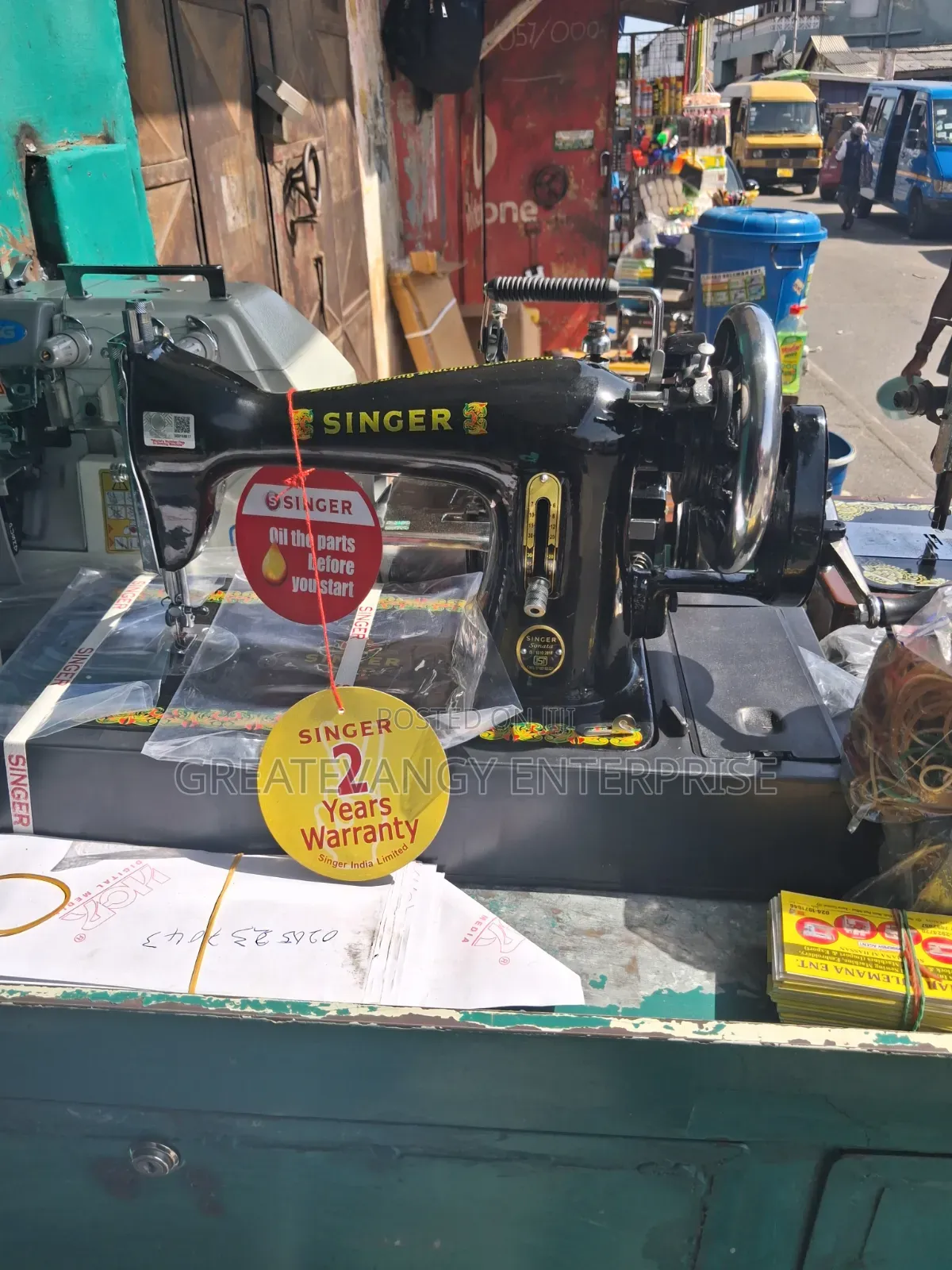 Brandnew Singer Handle Type Sewing Machine.