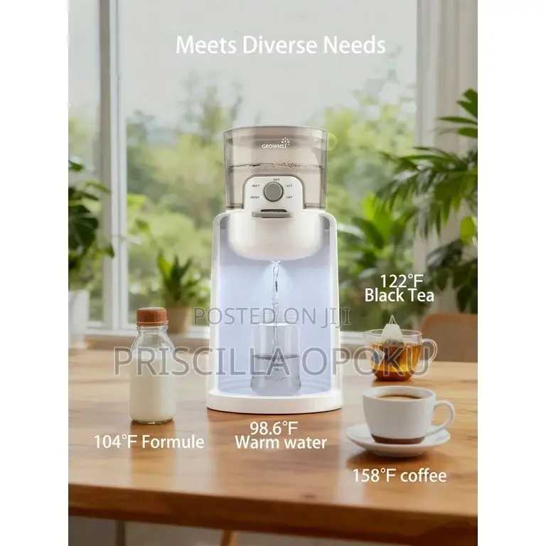 Water Warmer/Dispenser for Infant Formula and Cereal