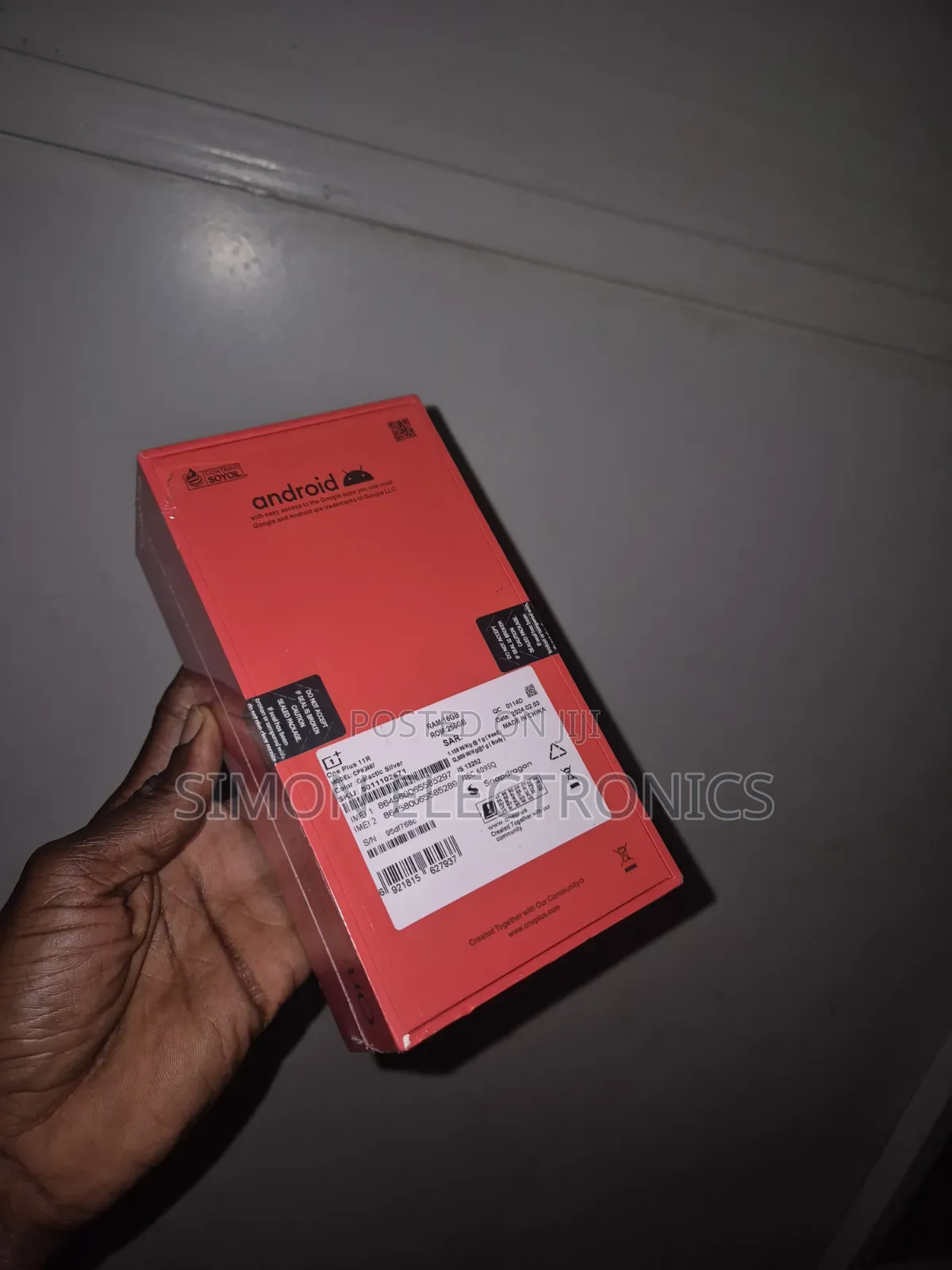 New OnePlus 11R 256 GB Silver