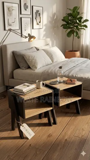 Modern Duo Bedside Table