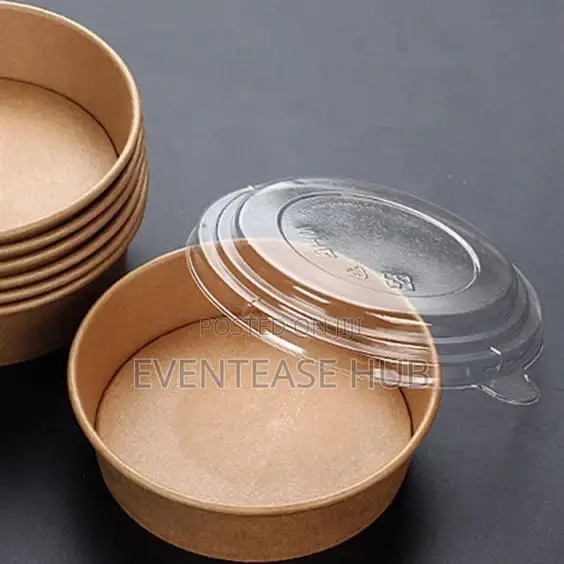 Kraft Bowl With Transparent