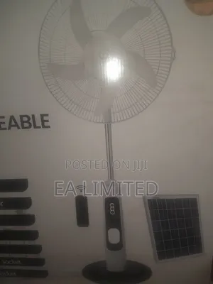 Rechargeable Solar Fan
