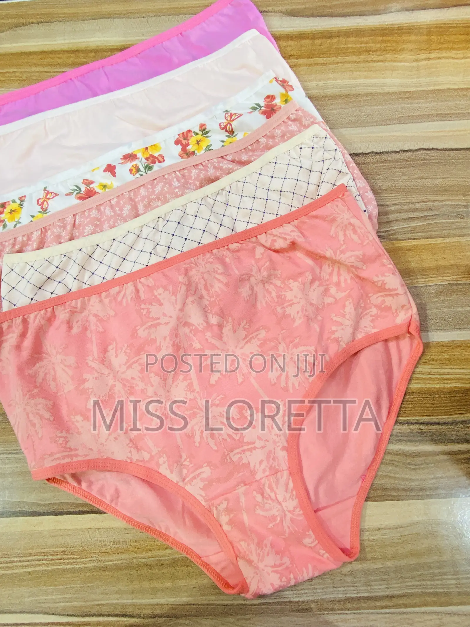 Full Cotton Panties - Mix Print