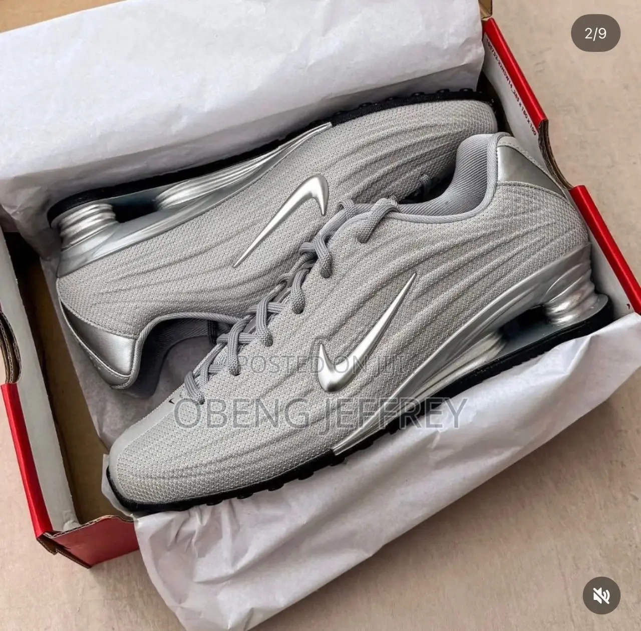 Original Nike Shox Z Metallic Silver
