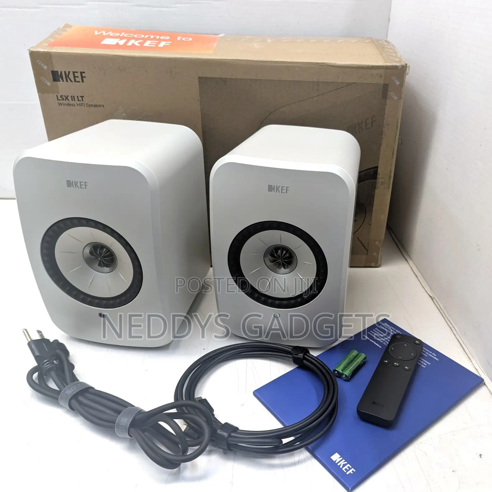 Kef LSX Ii Lt Wireless Hifi Speakers Airplay, Bluetooth - White