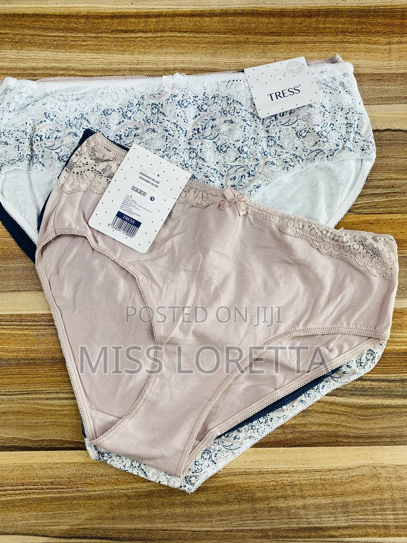 Polka Dots Mixed Cotton Panties - 3pc Set
