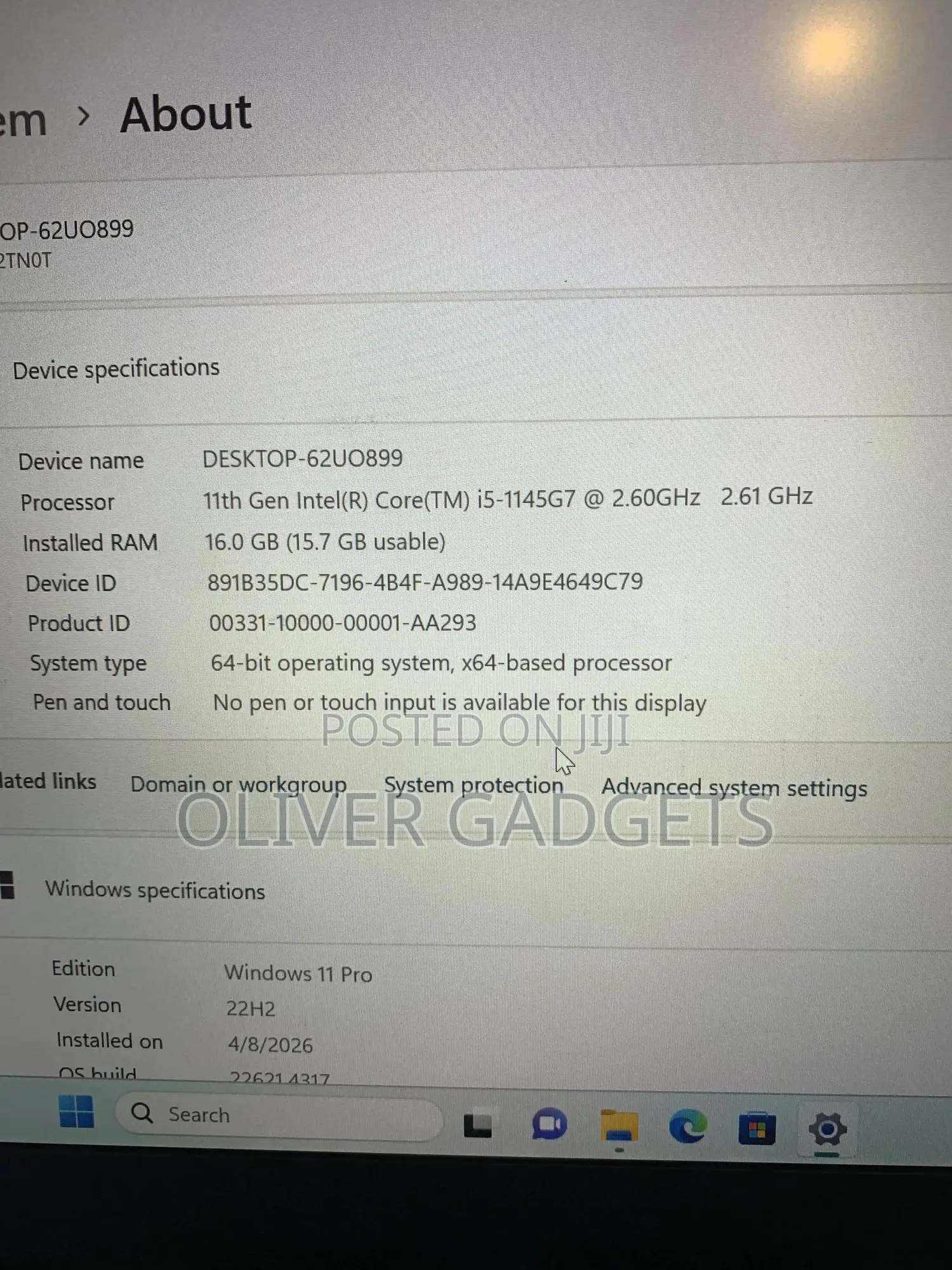 Laptop Lenovo ThinkPad T14 16GB Intel Core i5 SSD 512GB