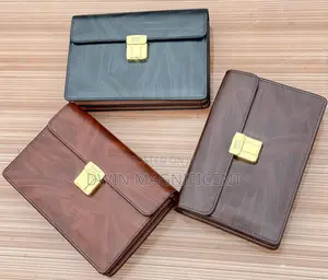 Montblanc Push-Lock Leather Men's Clutch Bags