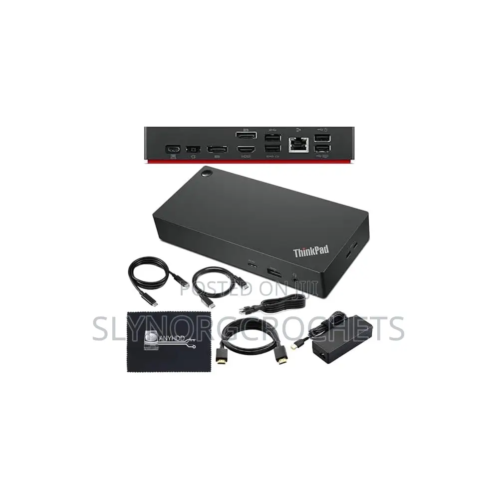 Thinkpad 40af0135 Universal Hybrid Usb-C With Usb-a Adapter Docking