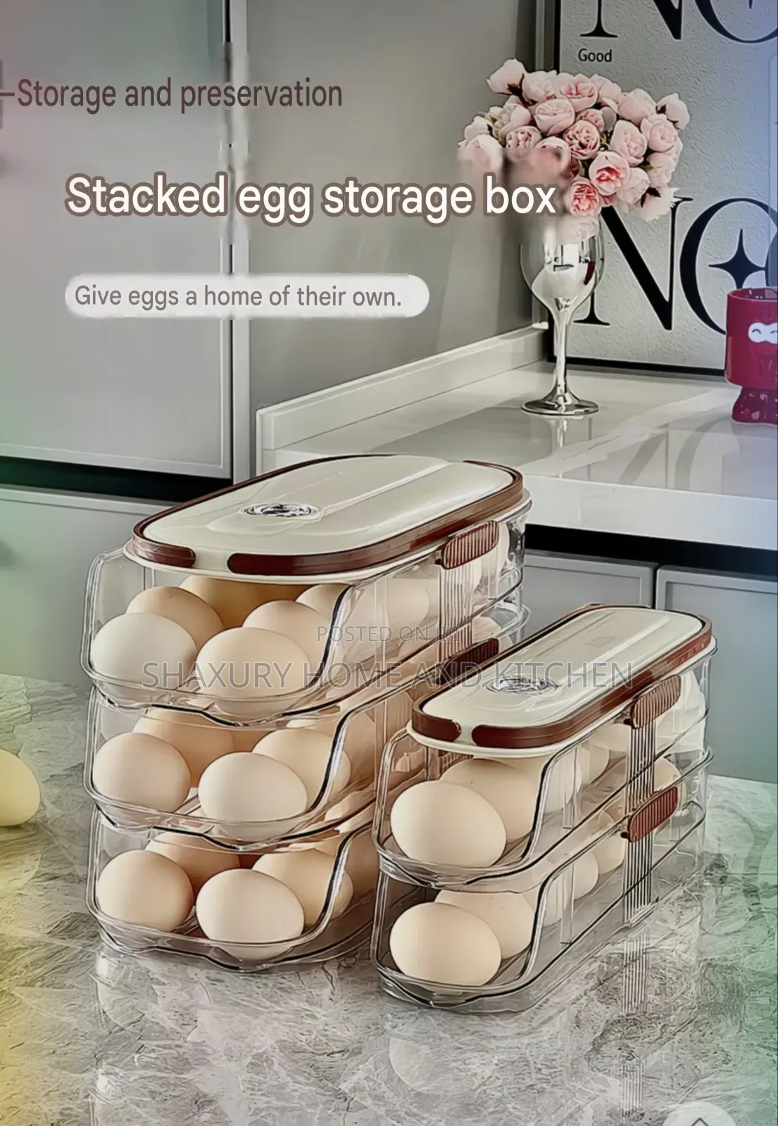 Egg Dispenser Storage Container