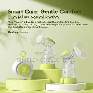 Oraimo Doupump Electric Bpa-Free Micro-Vibration Breast Pump