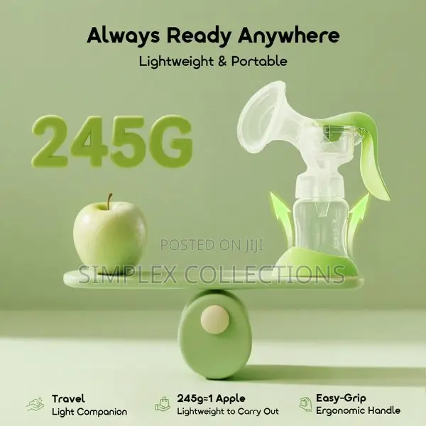 Oraimo Handpump Bpa-Free Gentle Touch Lightweight Manual Breast Pump
