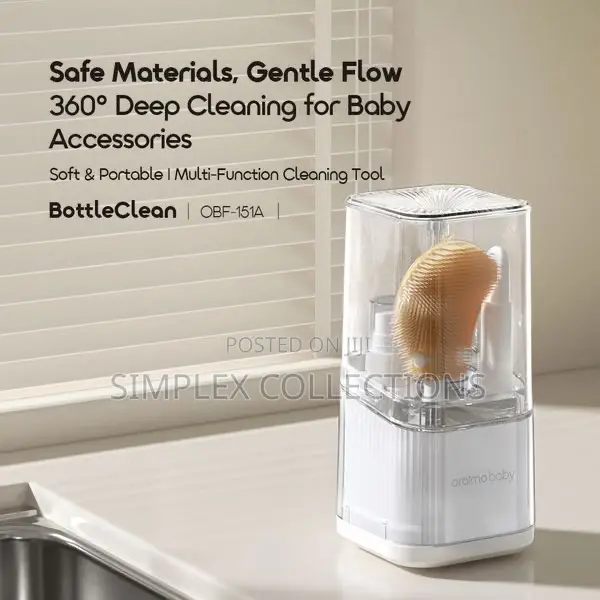Oraimo Bottleclean Deep Cleaning Baby Bottle Brush Kit