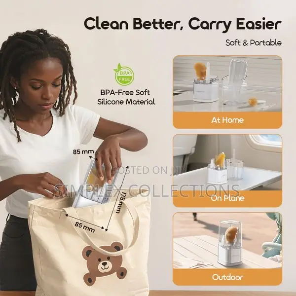 Oraimo Bottleclean Deep Cleaning Baby Bottle Brush Kit