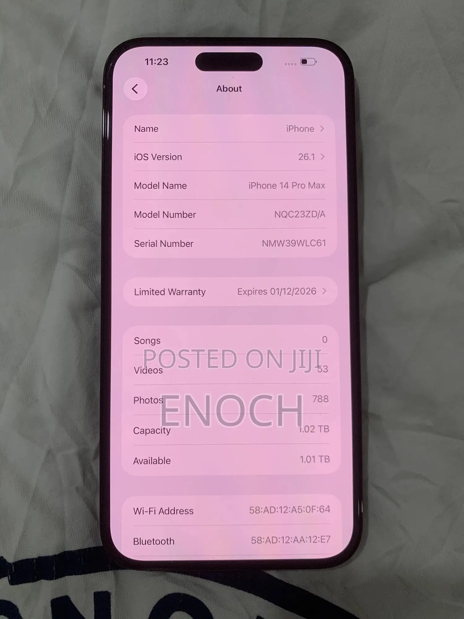 New Apple iPhone 14 Pro Max 1 TB Black
