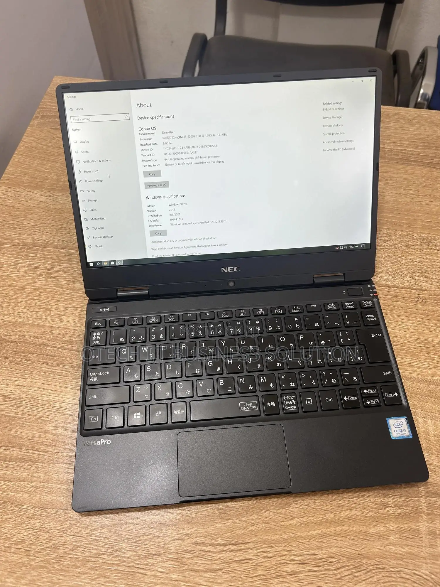 Laptop NEC N22A 8GB Intel Core i5 SSD 256GB