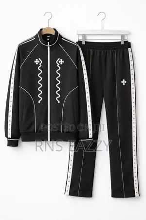 A Two-Piece Chrome Hearts Tracksuit