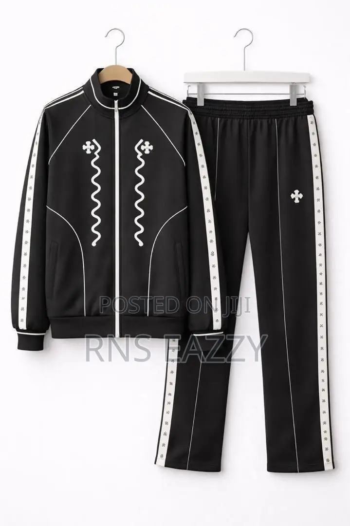 A Two-Piece Chrome Hearts Tracksuit