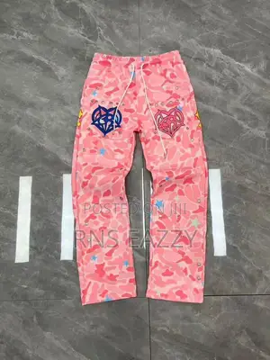 A Pink Straight Sweatpants