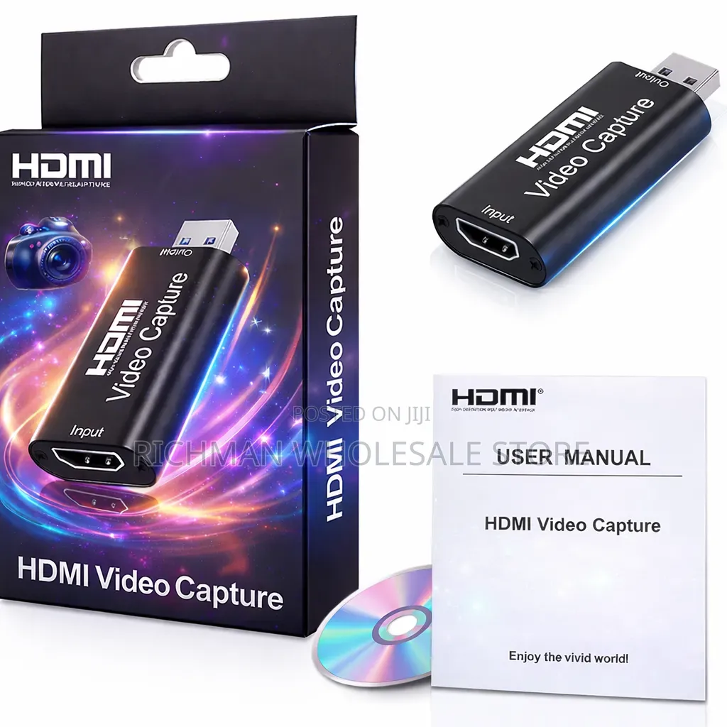 Hdmi Video Capture Card Usb 3.0–1080p Full Hd Game Streaming Recording