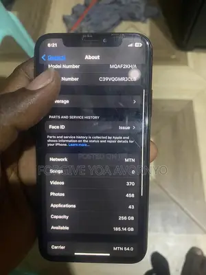 Apple iPhone X 256 GB Black