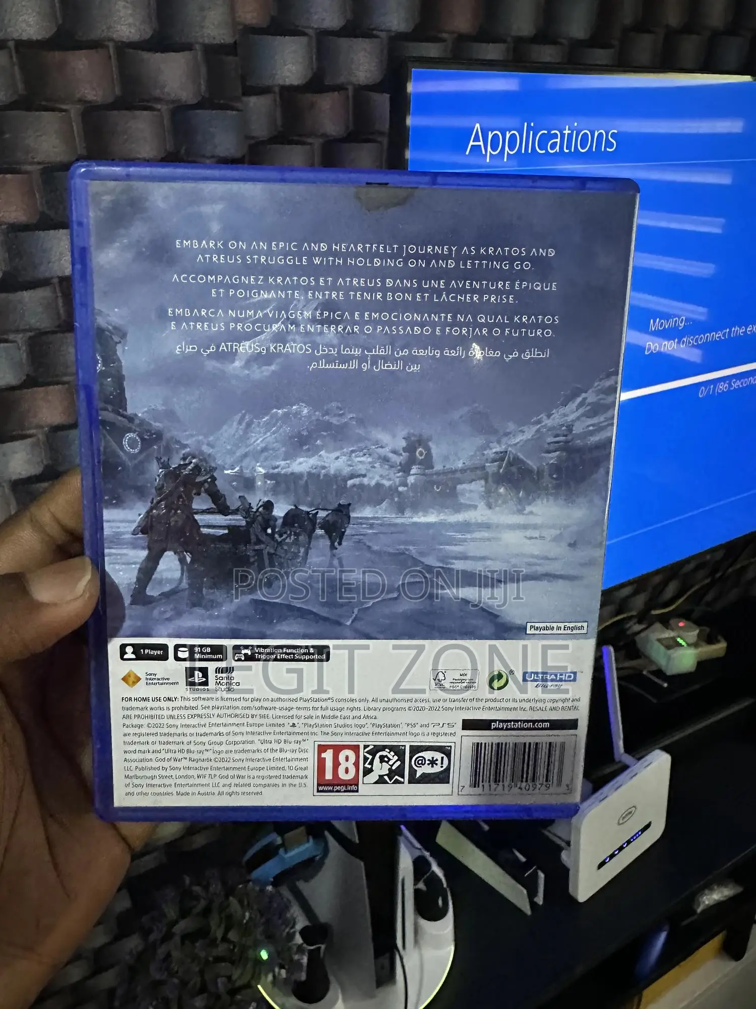 God of War Ragnarok Ps5 Disc Almost New