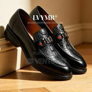 Crocodile Embossed Men Shoe