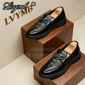 Crocodile Embossed Men Shoe