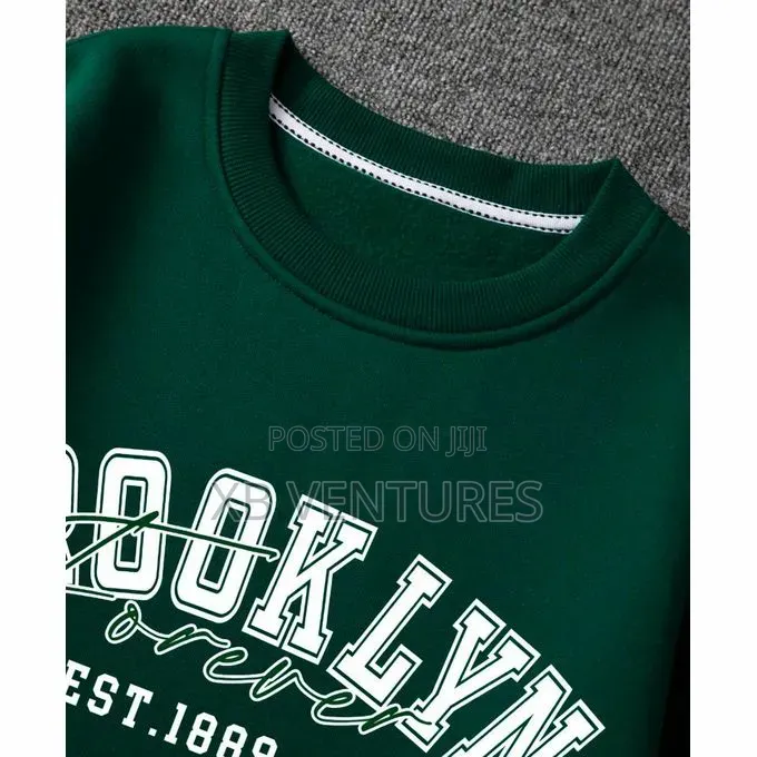 Men's Casual Sweatshirt Warm Long Sleeve Shirt,Green
/ White