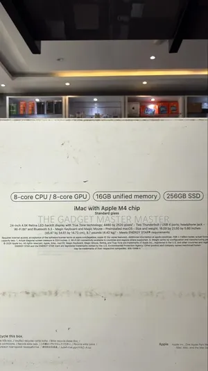 New Desktop Computer Apple iMac M4 16GB Apple M4 SSD 256GB
